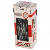 Саморез универсальный Tech-KREP 6,0х80 оцинкованный потайная головка [коробка 75шт]