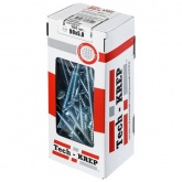 Саморез универсальный Tech-KREP 5,0х90 оцинкованный потайная головка [коробка 100шт]