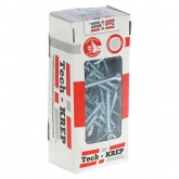 Саморез универсальный Tech-KREP 5,0х35 оцинкованный потайная головка [коробка 200шт]