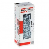 Саморез универсальный Tech-KREP 5,0х20 оцинкованный потайная головка [коробка 200шт]