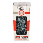 Саморез универсальный Tech-KREP 4,5х50 оцинкованный потайная головка [коробка 200шт]