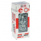 Саморез универсальный Tech-KREP 4,5х45 оцинкованный потайная головка [коробка 200шт]