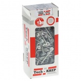 Саморез универсальный Tech-KREP 4,5х40 оцинкованный потайная головка [коробка 200шт]