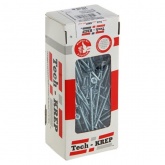 Саморез универсальный Tech-KREP 4,0х70 оцинкованный потайная головка [коробка 150шт]