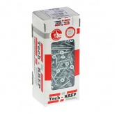 Саморез универсальный Tech-KREP 4,0х45 оцинкованный потайная головка [коробка 200шт]