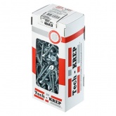 Саморез универсальный Tech-KREP 4,0х40 оцинкованный потайная головка [коробка 200шт]