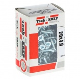 Саморез универсальный Tech-KREP 4,0х20 оцинкованный потайная головка [коробка 200шт]