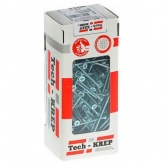 Саморез универсальный Tech-KREP 3,5х50 оцинкованный потайная головка [коробка 200шт]