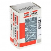 Саморез универсальный Tech-KREP 3,5х25 оцинкованный потайная головка [коробка 200шт]