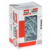 Саморез универсальный Tech-KREP 3,0х30 оцинкованный потайная головка [коробка 200шт]