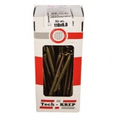 Саморез универсальный Tech-KREP 6,0х110 желтый цинк потайная головка [коробка 50шт]