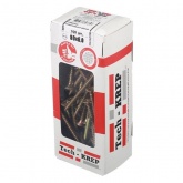 Саморез универсальный Tech-KREP 6,0х80 желтый цинк потайная головка [коробка 75шт]