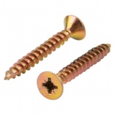 Саморез универсальный Kranz 5х40 желтый цинк короб [200 шт/уп]