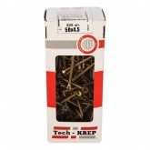 Саморез универсальный Tech-KREP 4,5х50 желтый цинк потайная головка [коробка 200шт]