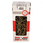 Саморез универсальный Tech-KREP 4,5х45 желтый цинк потайная головка [коробка 200шт]