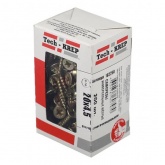 Саморез универсальный Tech-KREP 4,5х20 желтый цинк потайная головка [коробка 200шт]