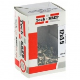 Саморез универсальный Tech-KREP 3,5х12 желтый цинк потайная головка [коробка 200шт]