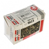 Саморез универсальный Tech-KREP 2,5х16 желтый цинк потайная головка [коробка 500шт]