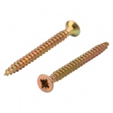 Саморез универсальный Kranz 3х35 желтый цинк короб [200 шт/уп]