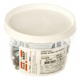 Саморез по металлу Tech-KREP СММ 4,2х16 острый с прессшайбой темно-коричневый [ведро 200шт]