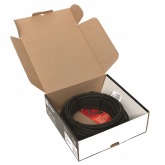 Греющий саморегулирующийся кабель EKF 17 Вт/м для обогрева трубопроводов StopFrost 15м