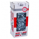Саморез по металлу Tech-KREP СММ 4.2х38 острый с прессшайбой [коробка 200шт]