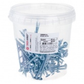 Саморез по металлу Tech-KREP СММ 4.2х75 острый с прессшайбой [ведро 100шт]