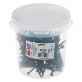 Саморез гипсокартон-металл Tech-KREP СГМ 4.8х100 черные с частой резьбой [ведро 100шт]