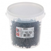 Саморез гипсокартон-металл СГМ 3.5х45 черные с частой резьбой [ведро 500шт] Tech-KREP