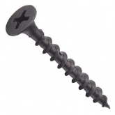 Саморез гипсокартон/металл СГМ 3.5х45 черные с частой резьбой (упаковка 6500шт)