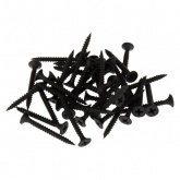 Саморез гипсокартон/металл СГМ 3.5х35 черные с частой резьбой (упаковка 8000шт)