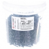 Саморез гипсокартон-металл Tech-KREP СГМ 3.5х25 черные с частой резьбой [ведро 1000шт]