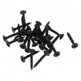 Саморез гипсокартон-металл Tech-KREP СГМ 3.5х25 черные с частой резьбой [упаковка 13000шт]