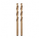 Сверло по металлу Kranz 3,2х65х36мм Кобальт (сталь HSS-Co 5% M35 P6M5K5) (2 шт блистер) DIN 338
