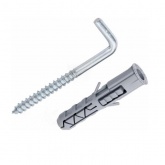 Дюбель Kranz 6 с прямым крюком [упак.200шт]