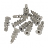 Дюбель для гипсокартона Kranz 14х32 DRIVA PA со сверлом пакет пластиковый [упак.50шт]