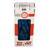 Дюбель Tech-KREP 10х60 распорный Чапай универсальный полипропилен [коробка 50шт]