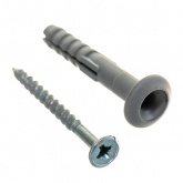 Дюбель-гвоздь Tech-KREP 6х40 SM-G грибовидный бортик полипропилен [упаковка 50шт]