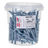 Дюбель-гвоздь Tech-KREP 6х60 SM-G грибовидный бортик полипропилен черный [ведро 100шт]