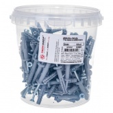 Дюбель-гвоздь Tech-KREP 6х40 SM-G грибовидный бортик полипропилен [ведро 150шт]