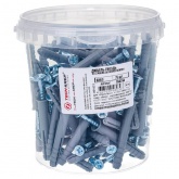 Дюбель-гвоздь Tech-KREP 8х60 SM-L потайной бортик полипропилен [ведро 75шт]