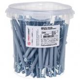 Дюбель-гвоздь Tech-KREP 6х80 SM-L потайной бортик полипропилен [ведро 100шт]