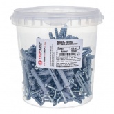 Дюбель-гвоздь Tech-KREP 6х40 SM-L потайной бортик полипропилен [ведро 150шт]