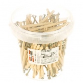 Дюбель-гвоздь Tech-KREP 6х80 SMX-L потайной бортик нейлон [ведро 100шт]