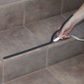 Полоски клейкие Сила Противоскользящие 60см. 6 шт, чёрные TAS72-10