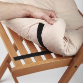 Лента-липучка Сила Самоклеющаяся 19мм х 46см чёрная THL72-07