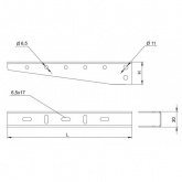 Консоль подвеса Ostec 200мм