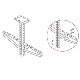 Кронштейн опорный Ostec двухсторонний 300мм