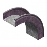 Угол внутренний Ostec 90 град. к лотку 200х80