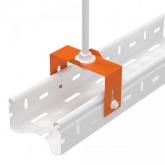 Скоба подвеса Промрукав лотка сверху 50